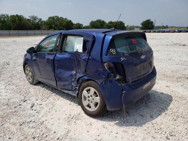 1G1JB6SH1E4129555 - 2014 CHEVROLET SONIC LS 蓝色 照片 2