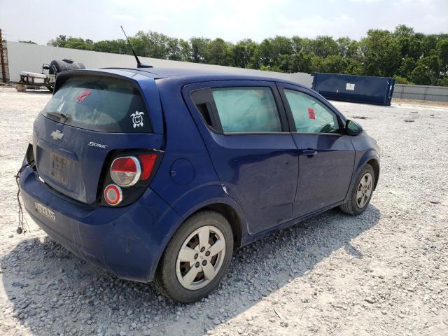 1G1JB6SH1E4129555 - 2014 CHEVROLET SONIC LS 蓝色 照片 3