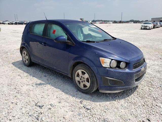 1G1JB6SH1E4129555 - 2014 CHEVROLET SONIC LS 蓝色 照片 4