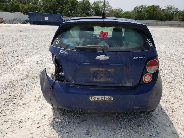 1G1JB6SH1E4129555 - 2014 CHEVROLET SONIC LS 蓝色 照片 6