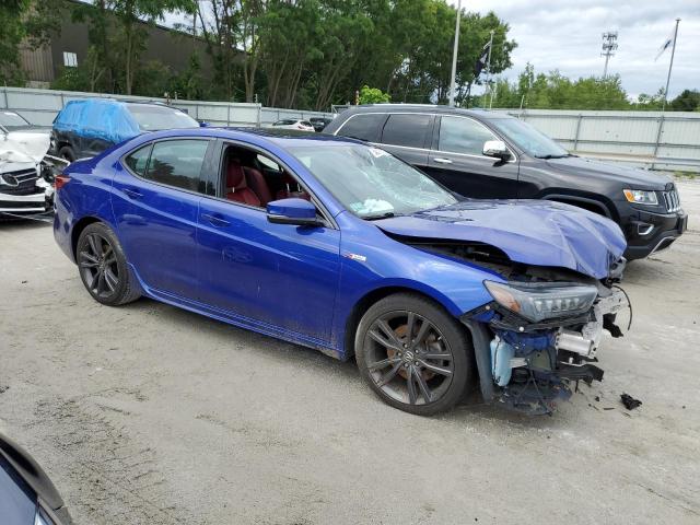 19UUB3F65KA001104 - 2019 ACURA TLX TECHNOLOGY BLUE photo 4