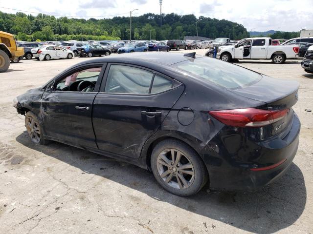 KMHD84LF9HU153641 - 2017 HYUNDAI ELANTRA SE BLACK photo 2