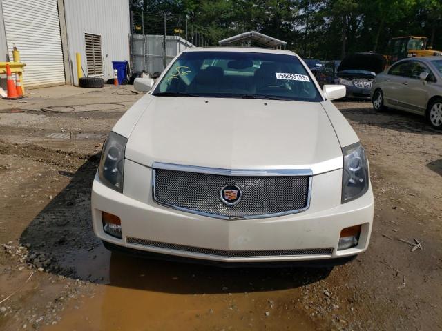 1G6DM57T870117633 - 2007 CADILLAC CTS WHITE photo 5