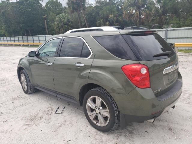 2GNFLHE31F6192913 - 2015 CHEVROLET EQUINOX LTZ GREEN photo 2