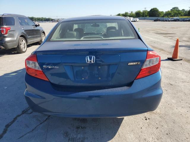 19XFB2F93CE067953 - 2012 HONDA CIVIC EXL BLUE photo 6