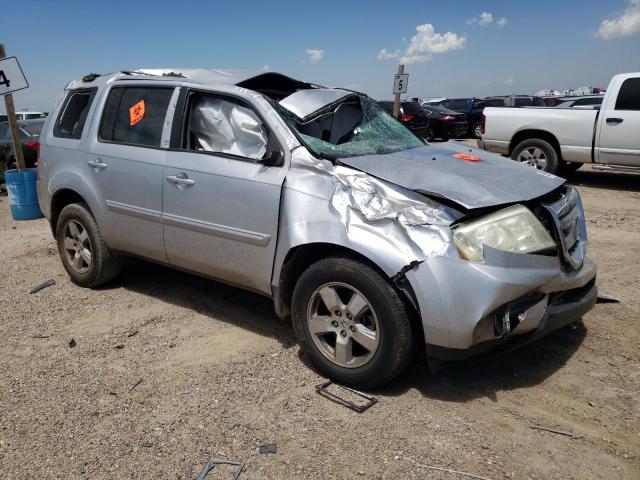 5FNYF3H51BB014013 - 2011 HONDA PILOT EXL SILVER photo 4