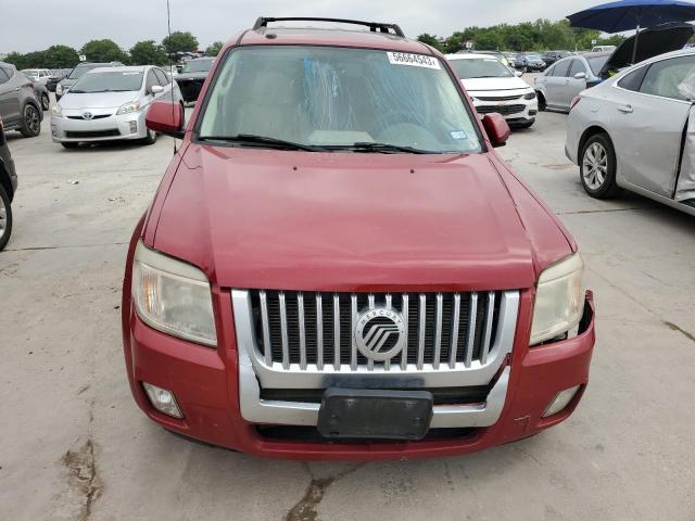 4M2CN8H77BKJ02363 - 2011 MERCURY MARINER PREMIER RED photo 5