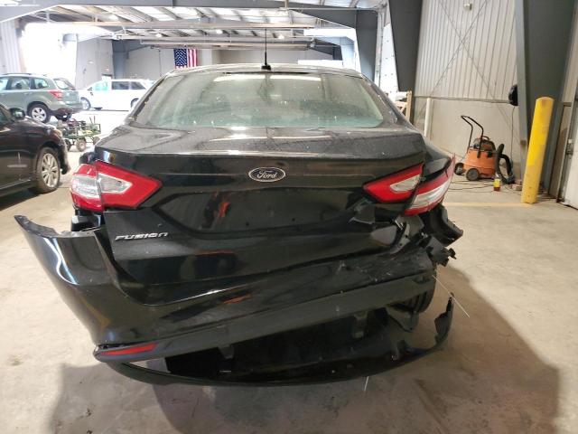 3FA6P0HDXGR271841 - 2016 FORD FUSION SE BLACK photo 6
