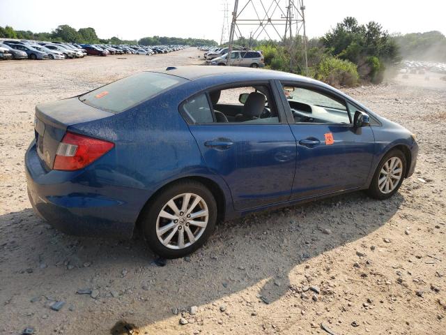 2HGFB2F94CH512951 - 2012 HONDA CIVIC EXL ლურჯი ფოტო 3