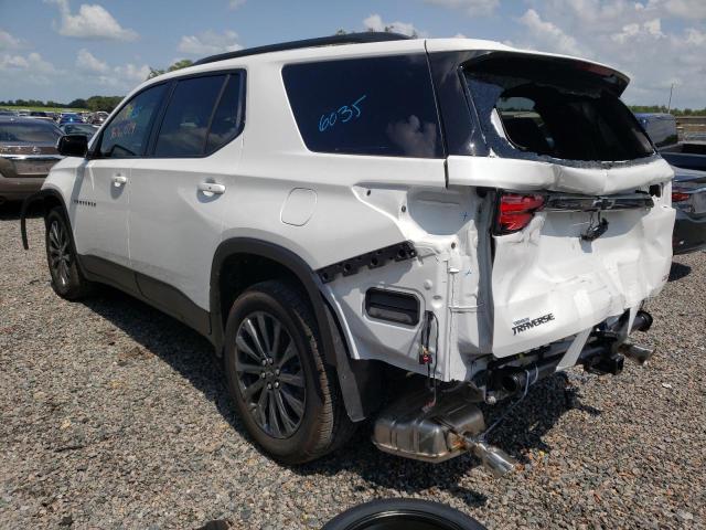 1GNERJKW9PJ240064 - 2023 CHEVROLET TRAVERSE RS WHITE photo 2