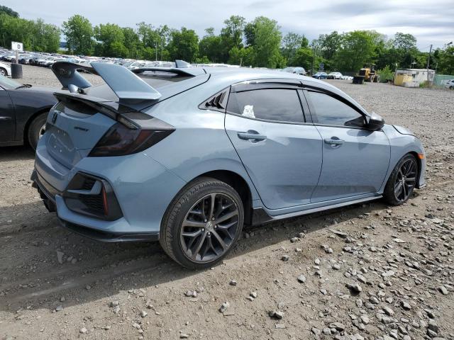 SHHFK7H45MU417561 - 2021 HONDA CIVIC SPORT BLUE photo 3