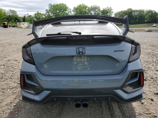 SHHFK7H45MU417561 - 2021 HONDA CIVIC SPORT BLUE photo 6
