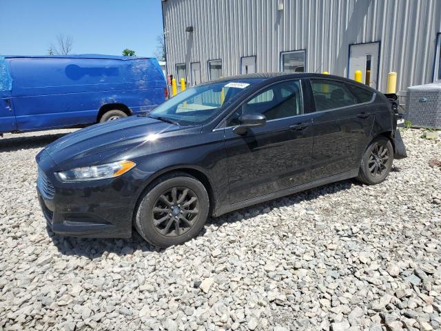 3FA6P0G75FR163329 - 2015 FORD FUSION S BLACK photo 1