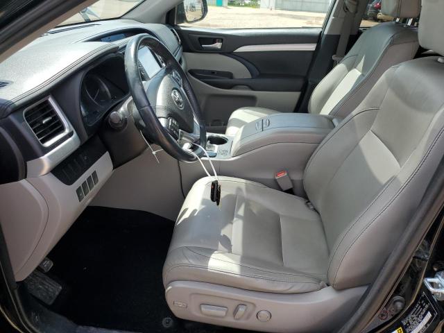 5TDJKRFHXGS319008 - 2016 TOYOTA HIGHLANDER XLE შავი ფოტო 7