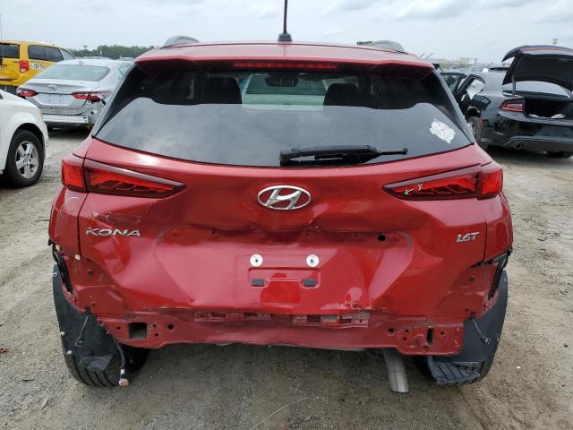 KM8K33A58JU083713 - 2018 HYUNDAI KONA LIMITED RED photo 6