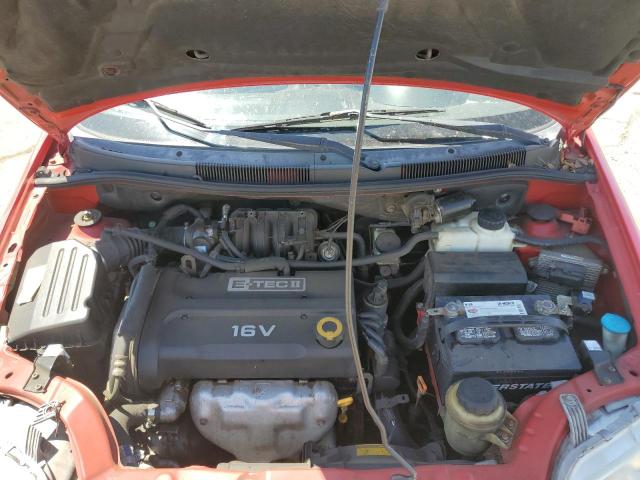 KL1TD66697B764354 - 2007 CHEVROLET AVEO BASE RED photo 11