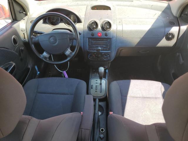 KL1TD66697B764354 - 2007 CHEVROLET AVEO BASE RED photo 8