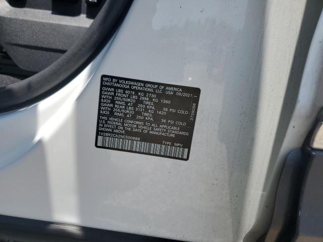1V2BR2CA2NC500888 - 2022 VOLKSWAGEN ATLAS SEL Ağ foto 13
