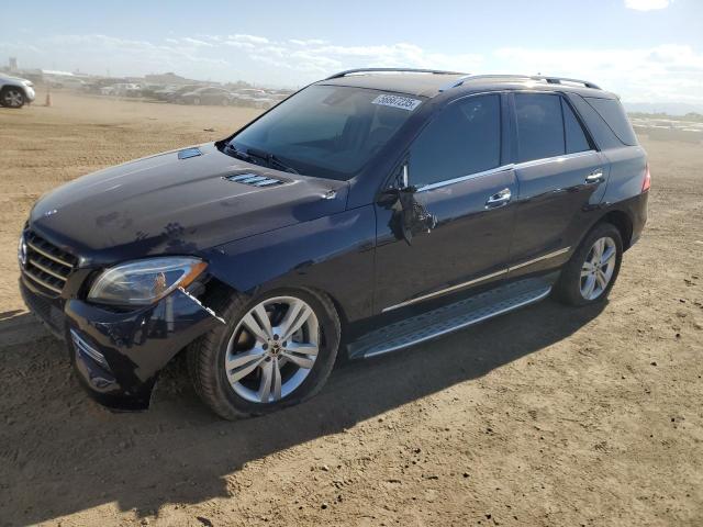 4JGDA5HB1EA284141 - 2014 MERCEDES-BENZ ML 350 4MATIC BLUE photo 1