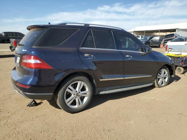 4JGDA5HB1EA284141 - 2014 MERCEDES-BENZ ML 350 4MATIC BLUE photo 3