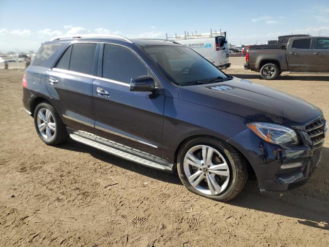 4JGDA5HB1EA284141 - 2014 MERCEDES-BENZ ML 350 4MATIC BLUE photo 4