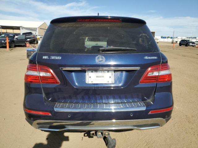 4JGDA5HB1EA284141 - 2014 MERCEDES-BENZ ML 350 4MATIC BLUE photo 6