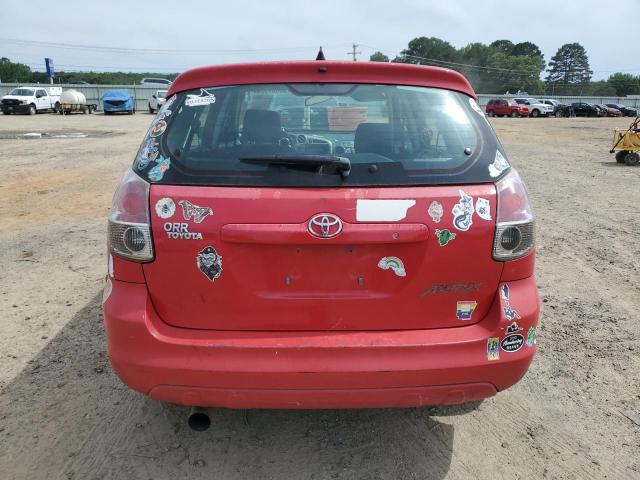 2T1KR30E18C693772 - 2008 TOYOTA COROLLA MA XR RED photo 6