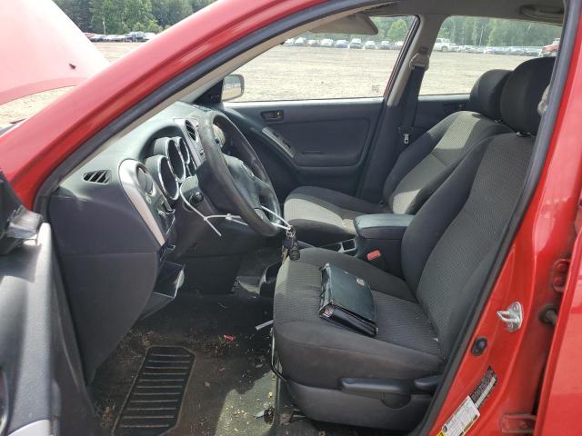 2T1KR30E18C693772 - 2008 TOYOTA COROLLA MA XR RED photo 7