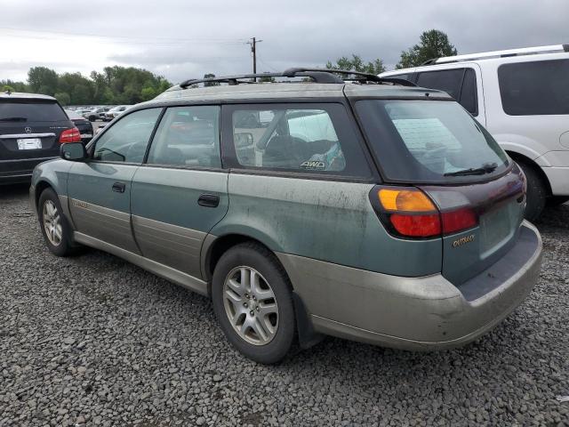 4S3BH675437628614 - 2003 SUBARU LEGACY OUTBACK AWP 绿色 照片 2