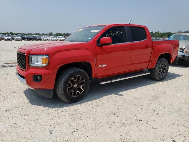 1GTG5BE30F1201267 - 2015 GMC CANYON SLE RED photo 1