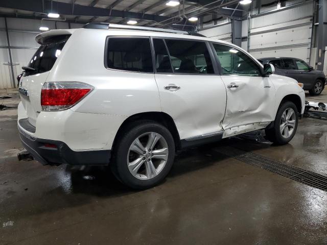 5TDDK3EH6DS217034 - 2013 TOYOTA HIGHLANDER LIMITED WHITE photo 3