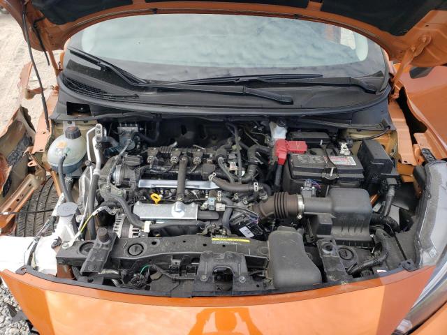 3N1CN8FVXNL866382 - 2022 NISSAN VERSA SR ORANGE photo 11