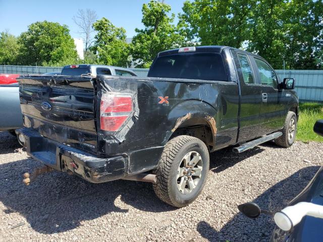 1FTFX1EF0DKG37845 - 2013 FORD F150 SUPER CAB BLACK photo 3