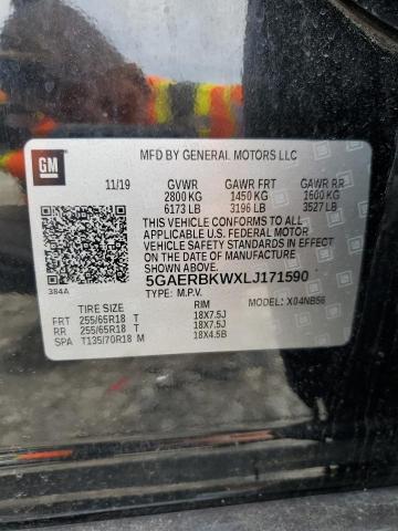 5GAERBKWXLJ171590 - 2020 BUICK ENCLAVE ESSENCE 黑色 照片 13