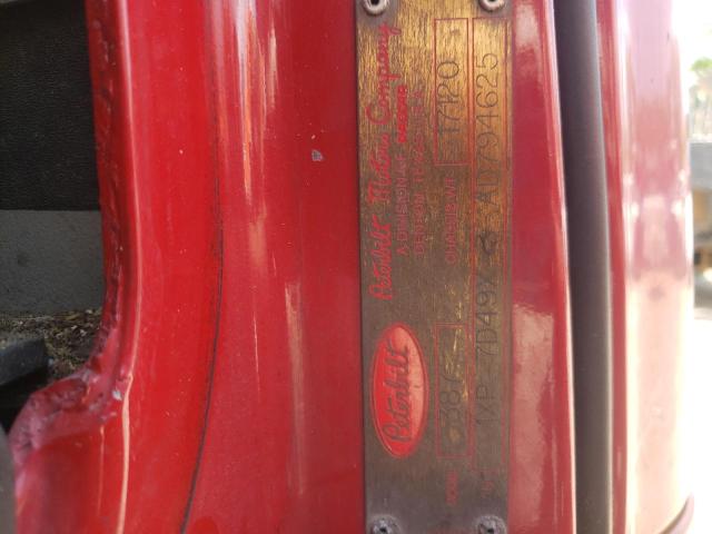 1XP7D49X3AD794625 - 2010 PETERBILT 387 RED photo 13