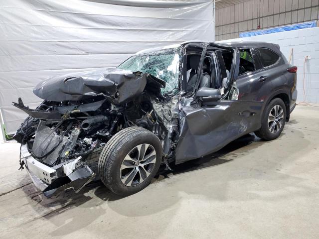 5TDHZRBH8NS164388 - 2022 TOYOTA HIGHLANDER XLE GRAY photo 1