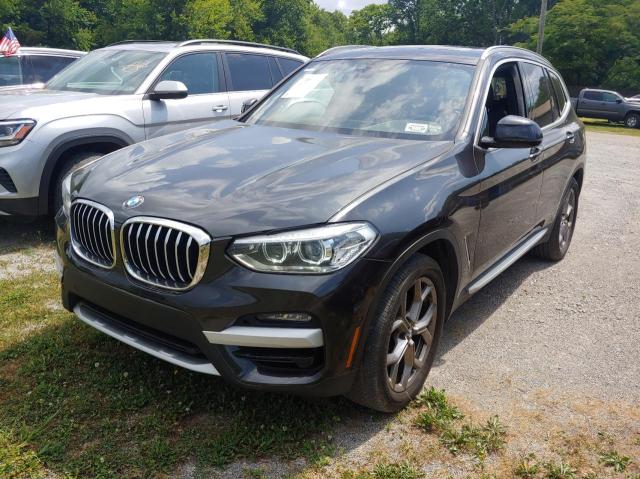 5UXTY5C01M9E56591 - 2021 BMW X3 XDRIVE30I GRAY photo 2