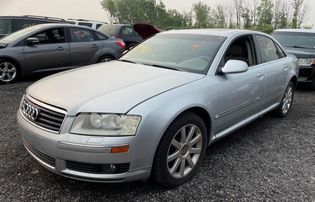 WAULL44E65N016132 - 2005 AUDI A8 4.2 QUATTRO SILVER photo 2