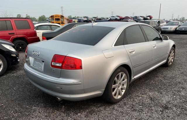 WAULL44E65N016132 - 2005 AUDI A8 4.2 QUATTRO SILVER photo 4