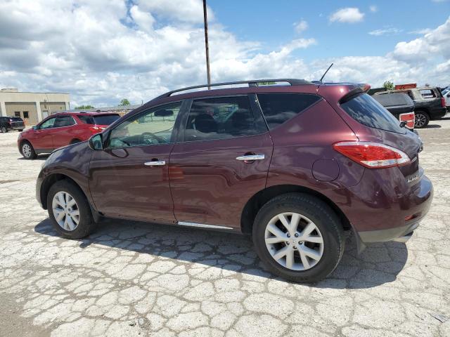 JN8AZ1MW6EW507203 - 2014 NISSAN MURANO S BURGUNDY photo 2