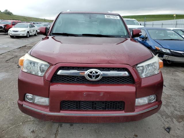 JTEBU5JR3A5019911 - 2010 TOYOTA 4RUNNER SR5 BURGUNDY photo 5