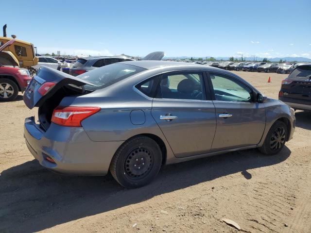 3N1AB7AP1GY266536 - 2016 NISSAN SENTRA S GRAY photo 3