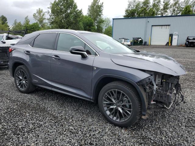 2T2BGMCAXJC025197 - 2018 LEXUS RX 450H BASE GRAY photo 4