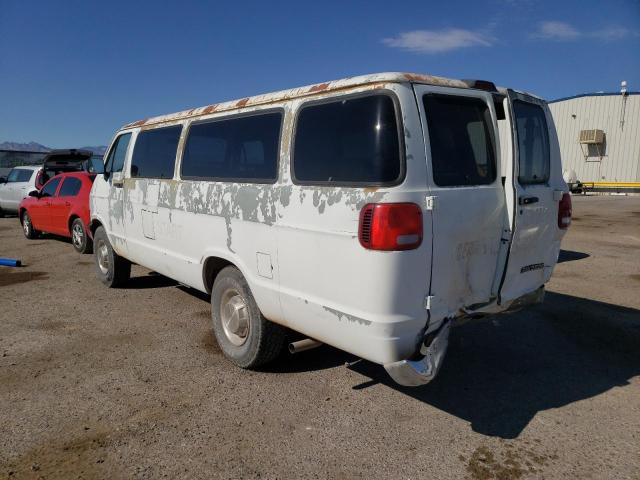 2B5WB35Z4VK520889 - 1997 DODGE RAM WAGON B3500 WHITE photo 2