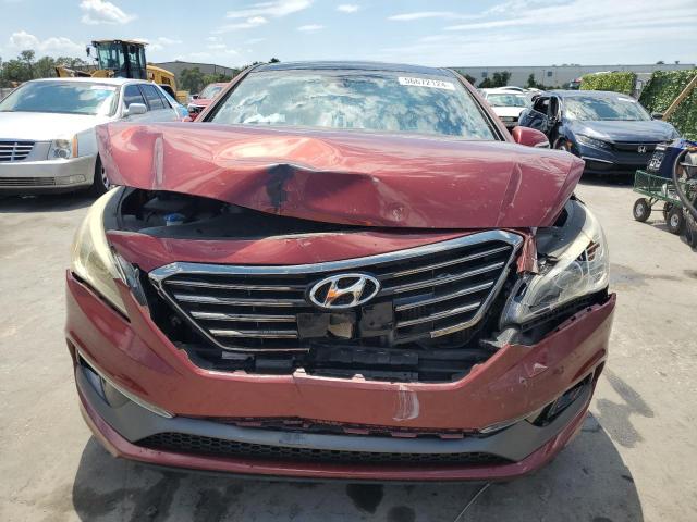 5NPE34AB0FH049263 - 2015 HYUNDAI SONATA SPORT RED photo 5