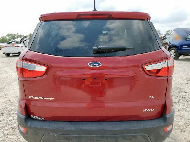MAJ6S3GL1LC329286 - 2020 FORD ECOSPORT SE Rouge photo 6