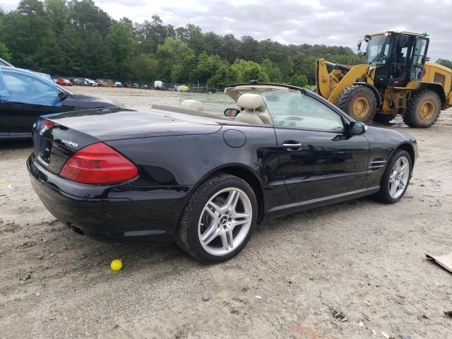 WDBSK75F16F113498 - 2006 MERCEDES-BENZ SL 500 შავი ფოტო 3