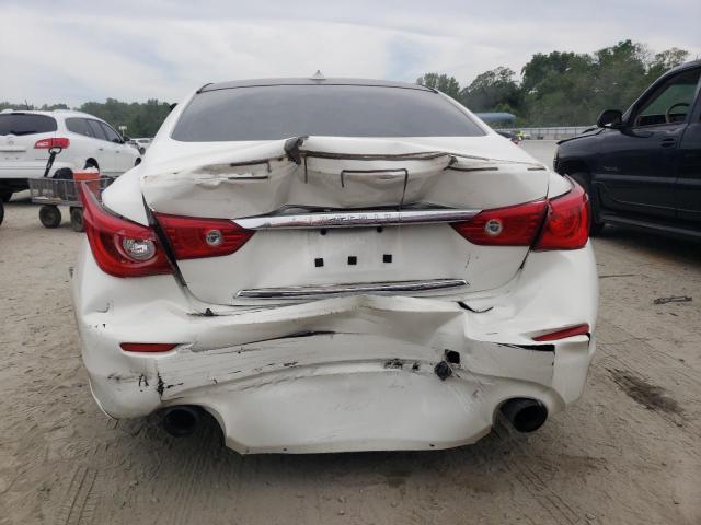 JN1BV7AP4FM357863 - 2015 INFINITI Q50 BASE WHITE photo 6