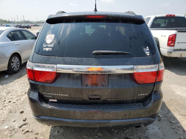 1D4RE4GG1BC700195 - 2011 DODGE DURANGO CREW GRAY photo 6