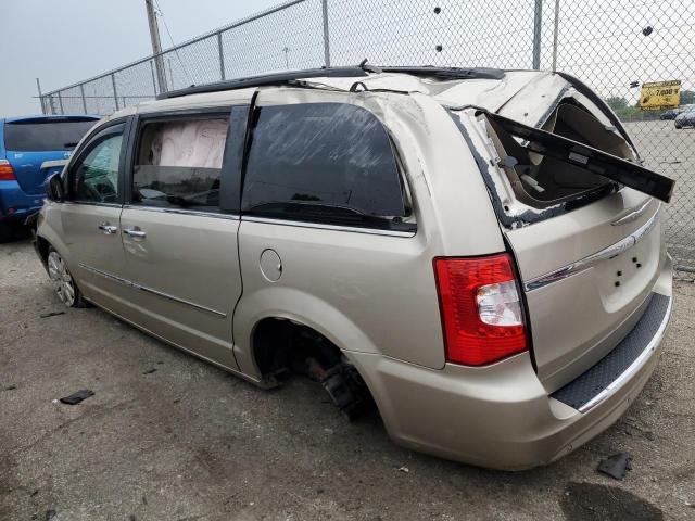 2C4RC1CGXCR412479 - 2012 CHRYSLER TOWN & COU TOURING L TAN photo 2